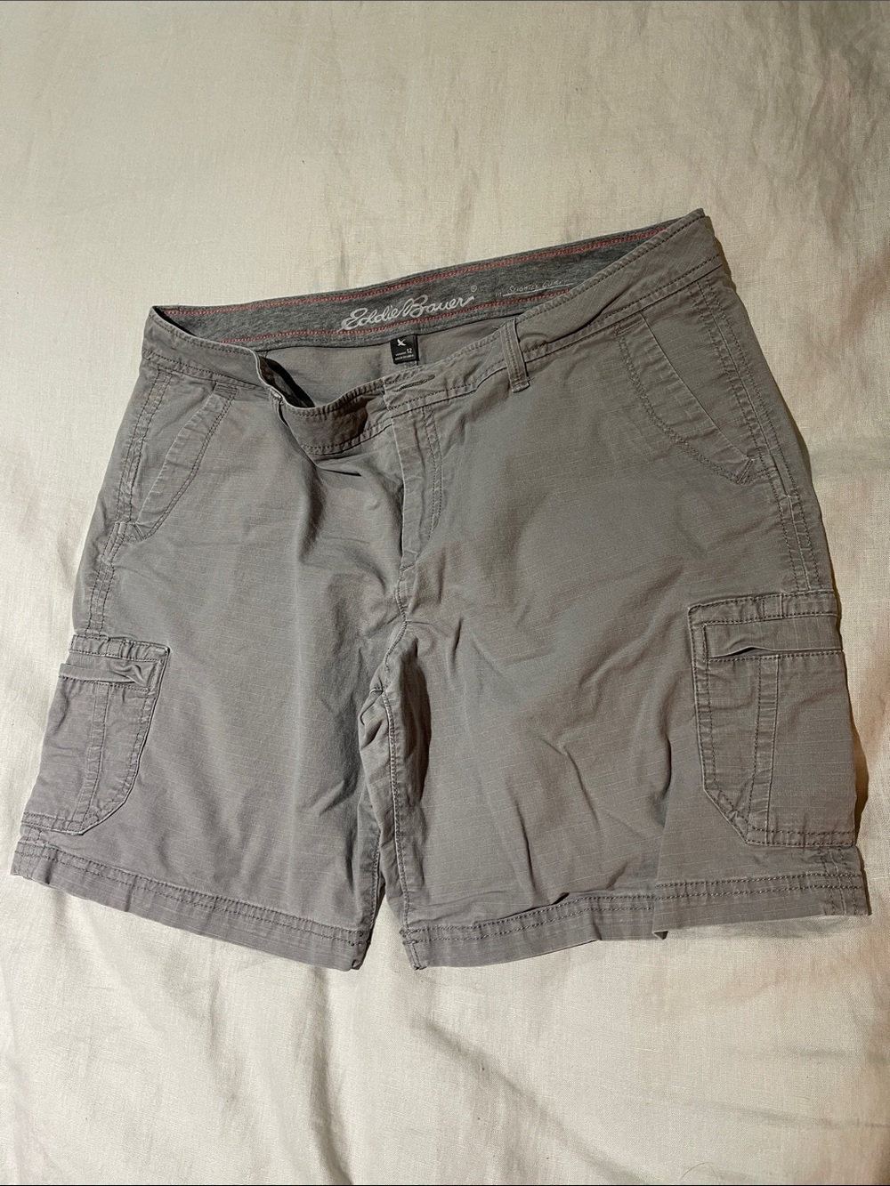 Eddie Bauer Women's Gray Utility Cargo Shorts